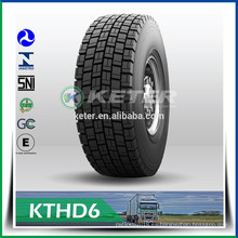 Ruedas del carro de golf 2015 y neumáticos radiales del neumático 12r 22.5 del camión hechos en China